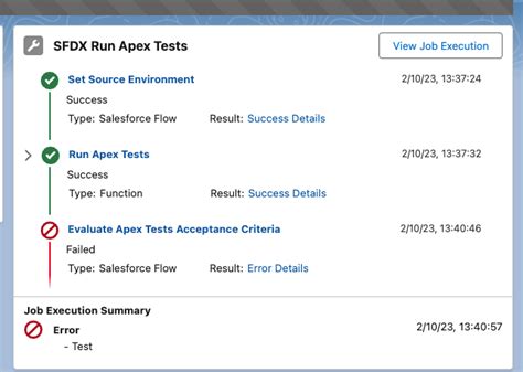 managed package test class failing|Execute Apex Tests .